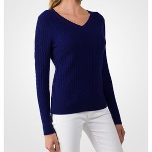 Equipment Women’s Cashmere Cableknit Sweater Small
